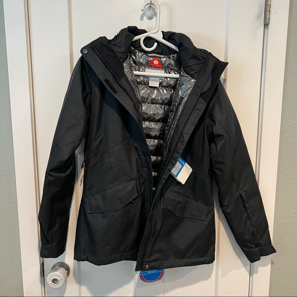 NWT Columbia OmniHeat Interchange 2-in-1 Hooded Jacket - Women’s M